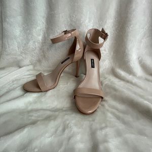 New Nine West Nude Heel Sandal Women’s Size 10
